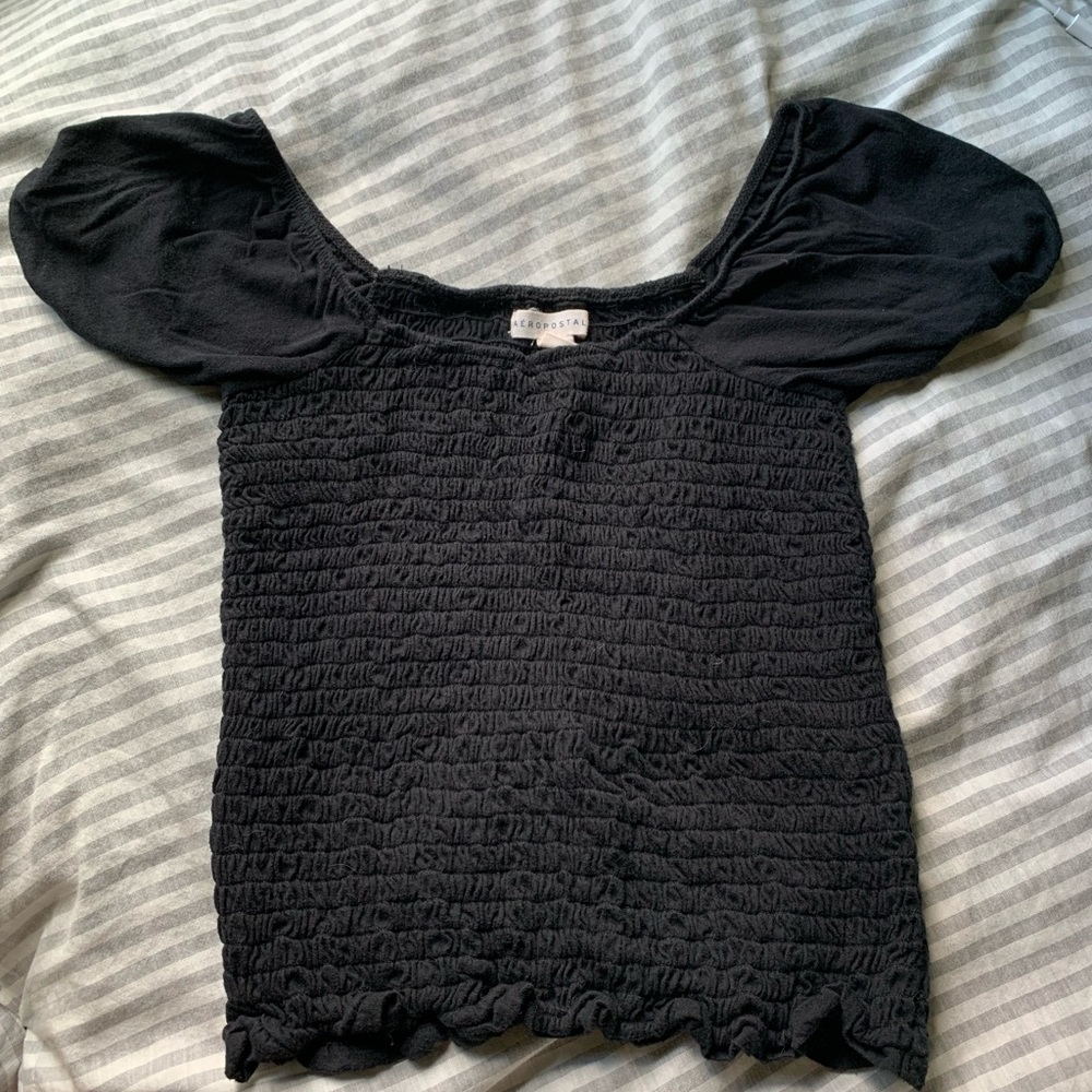 aeropostale ruffled top